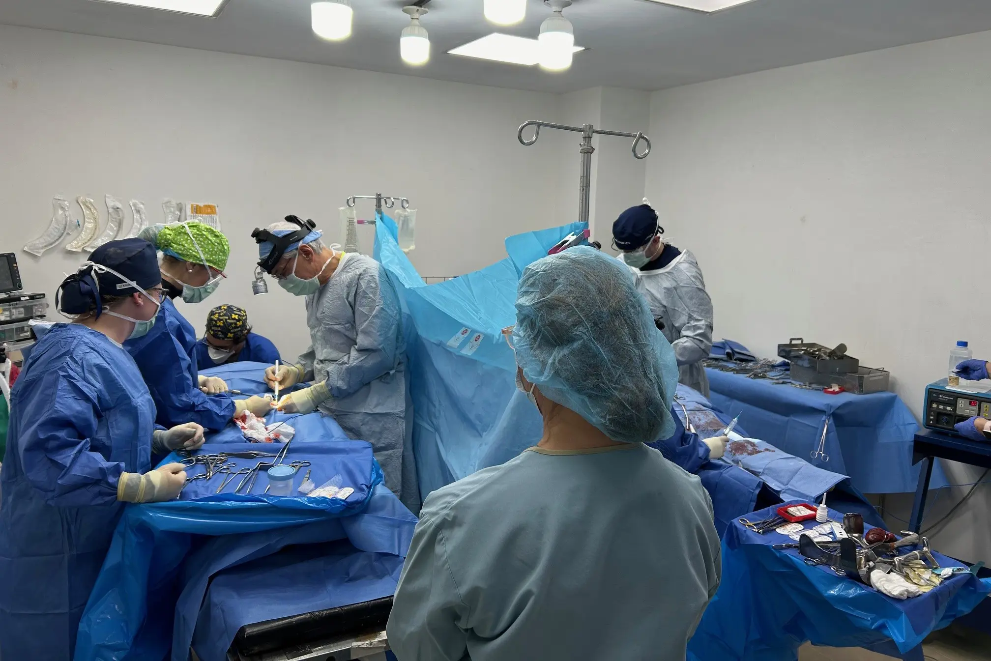 En gruppe personer i et rom