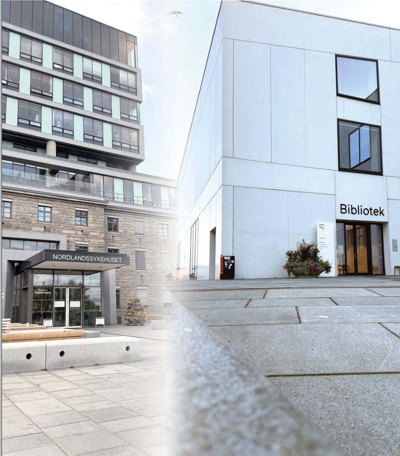 En bygning med glassfasade