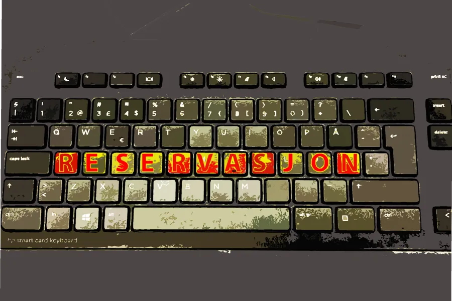 Et tastatur med tastatur