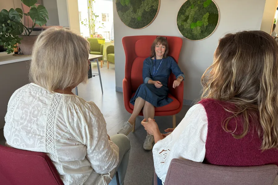 Kvinner som snakker sammen