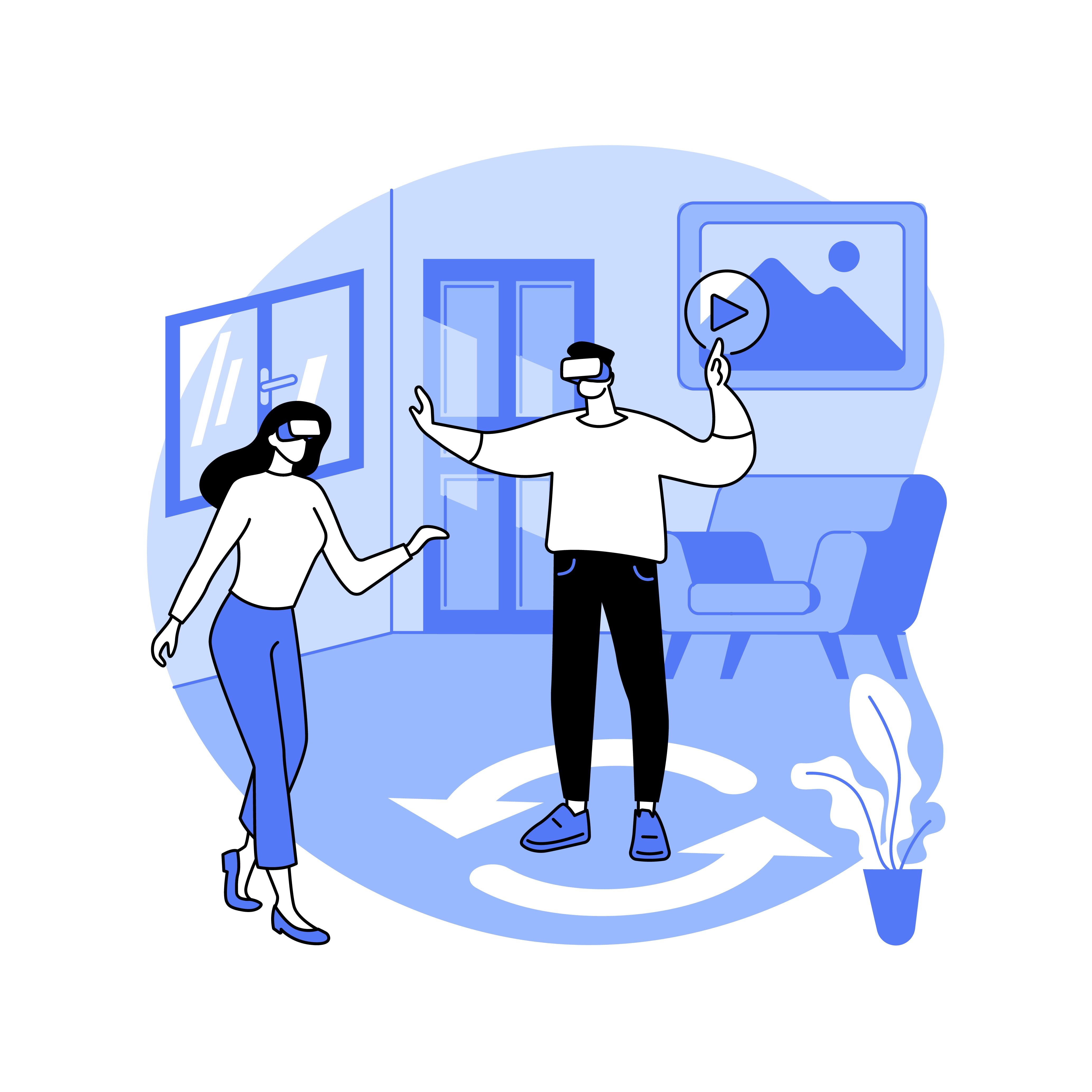 En mann og kvinne som danser