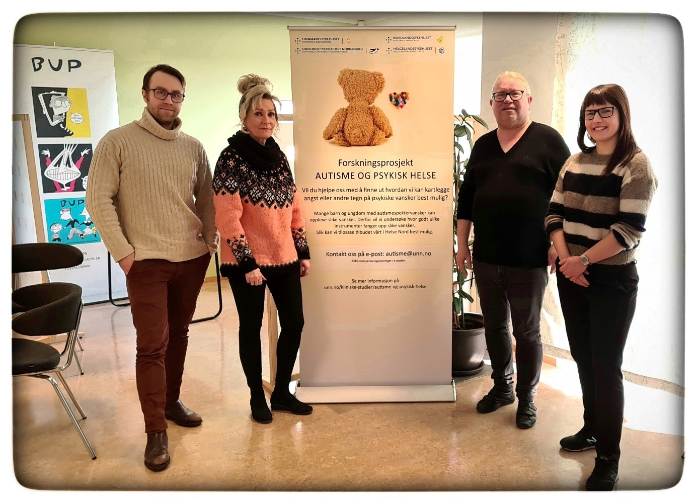 Ansatte BUPA Autismeteam som deltar i prosjektet