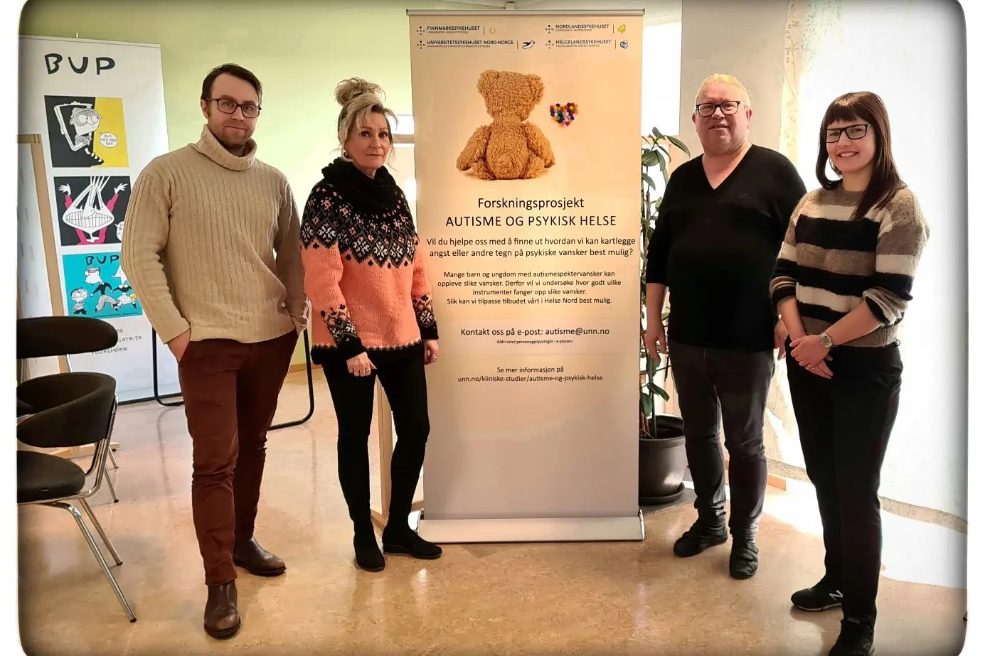 Ansatte BUPA Autismeteam som deltar i prosjektet