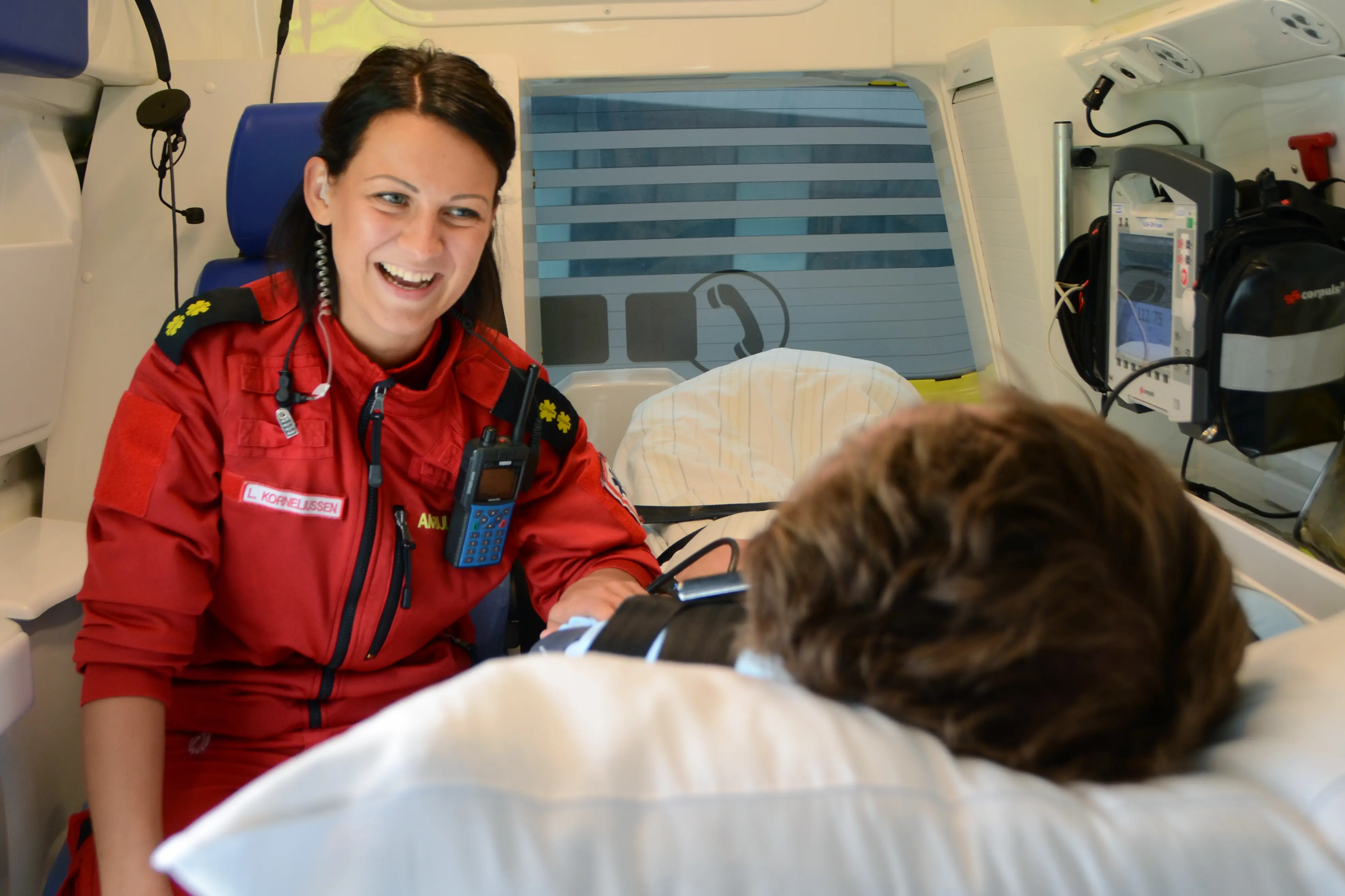 Lisa Korneliussen, ambulanse