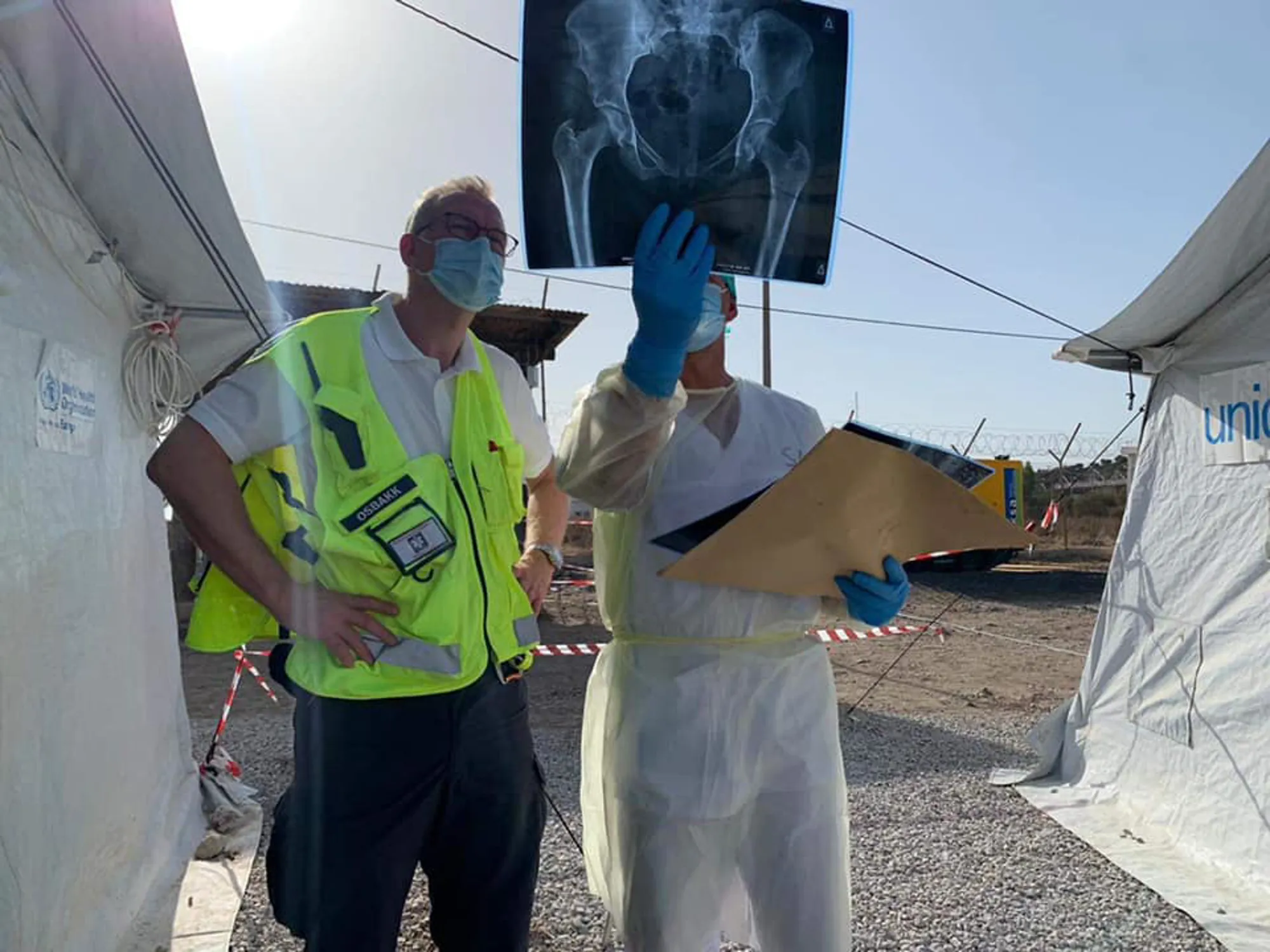 Ansatte fra Nordlandssykehuset på flyktningeleiren i Lesvos