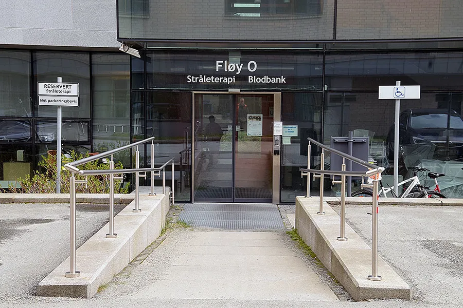 Inngangen til O-fløya