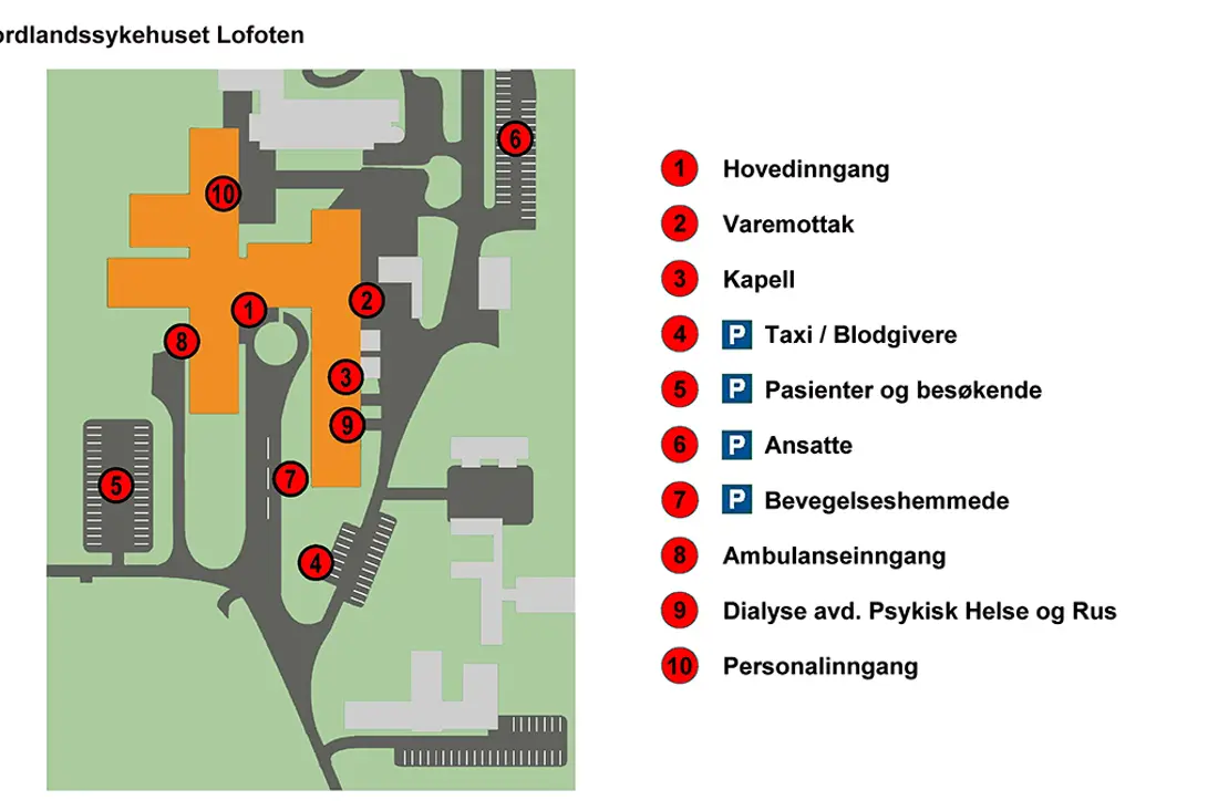 Oversiktsbilde parkering Lofoten, Gravdal