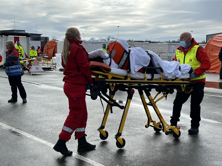 Pasient på båre