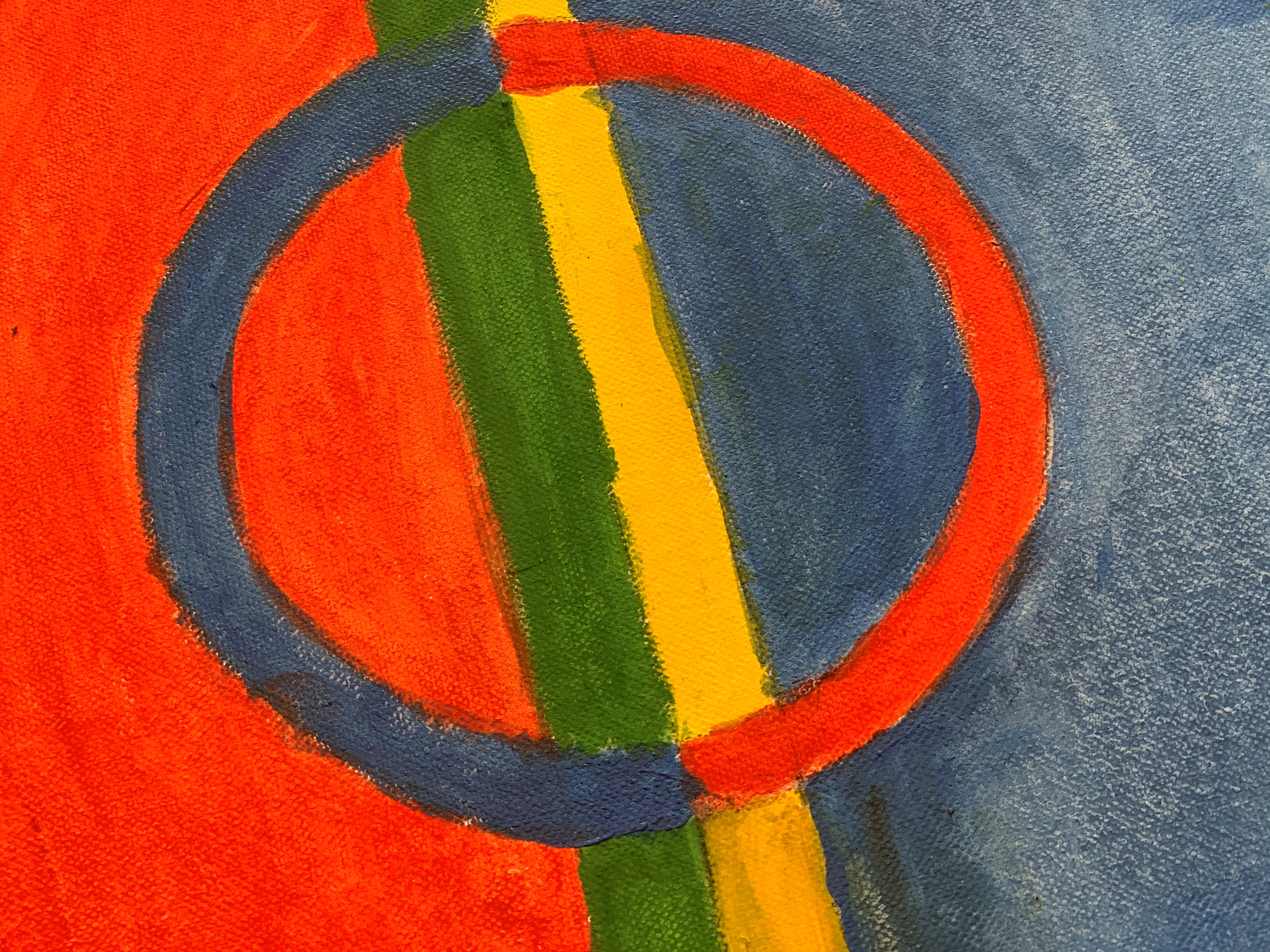 Tegning av samisk flagg