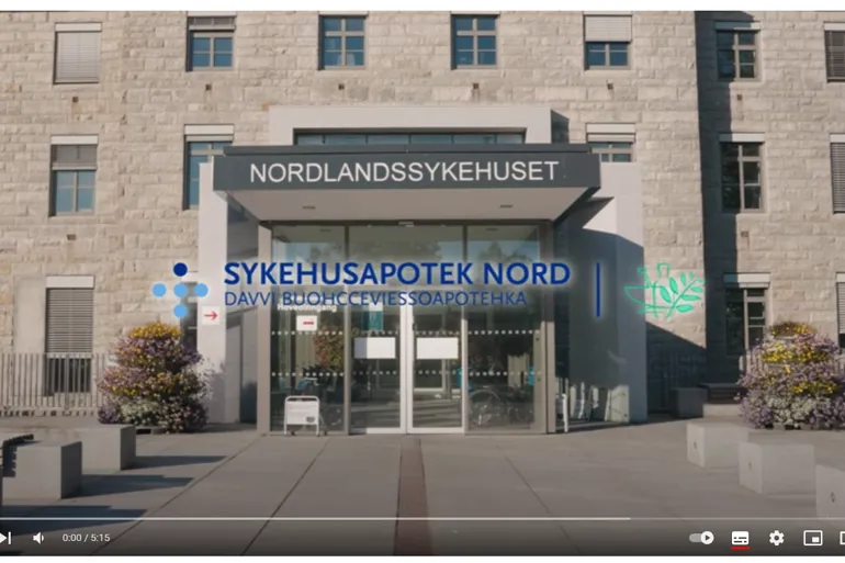 Hovedinngangen til sykehus