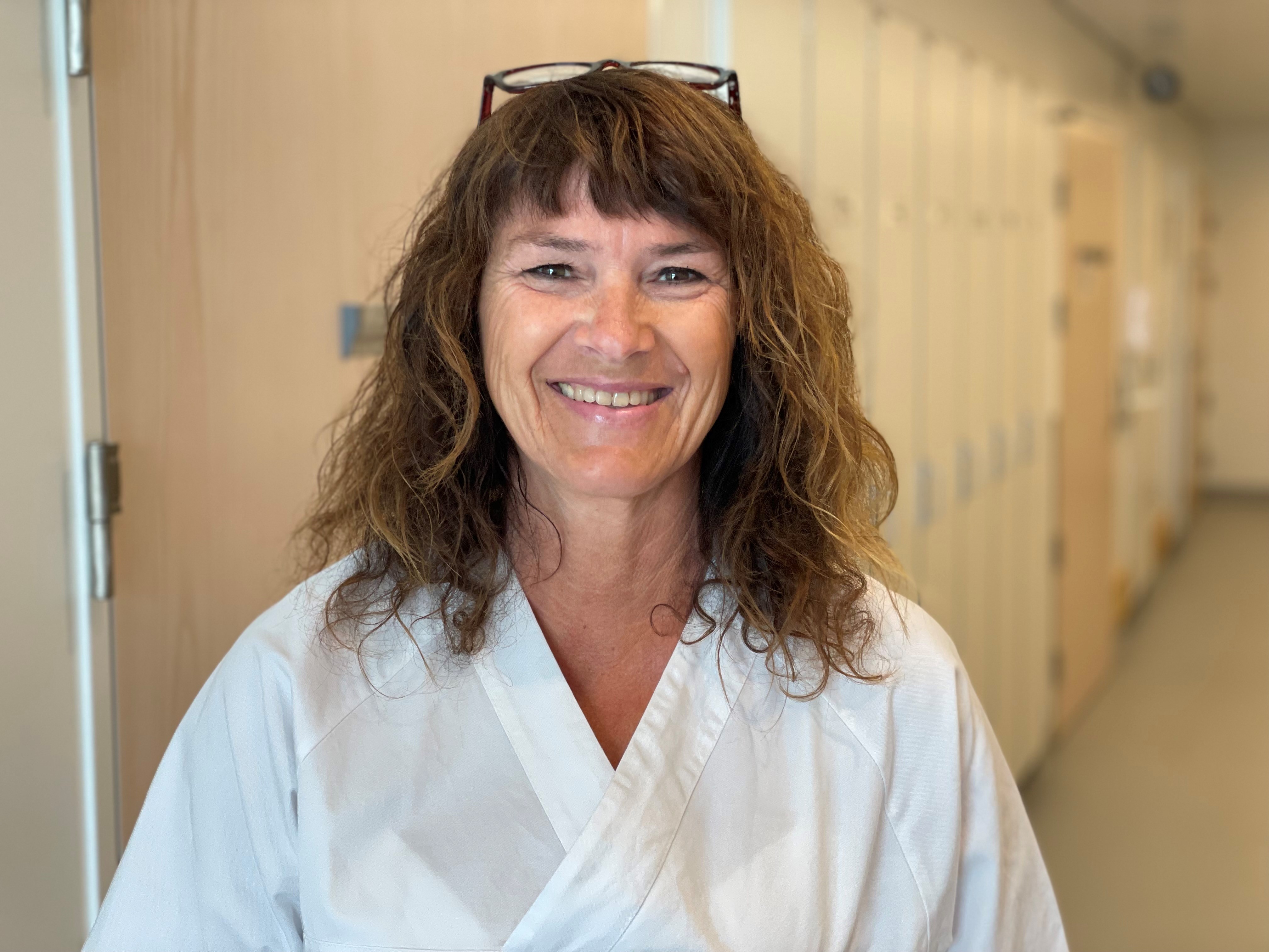 Hjelpepleier Trude Kristiansen.