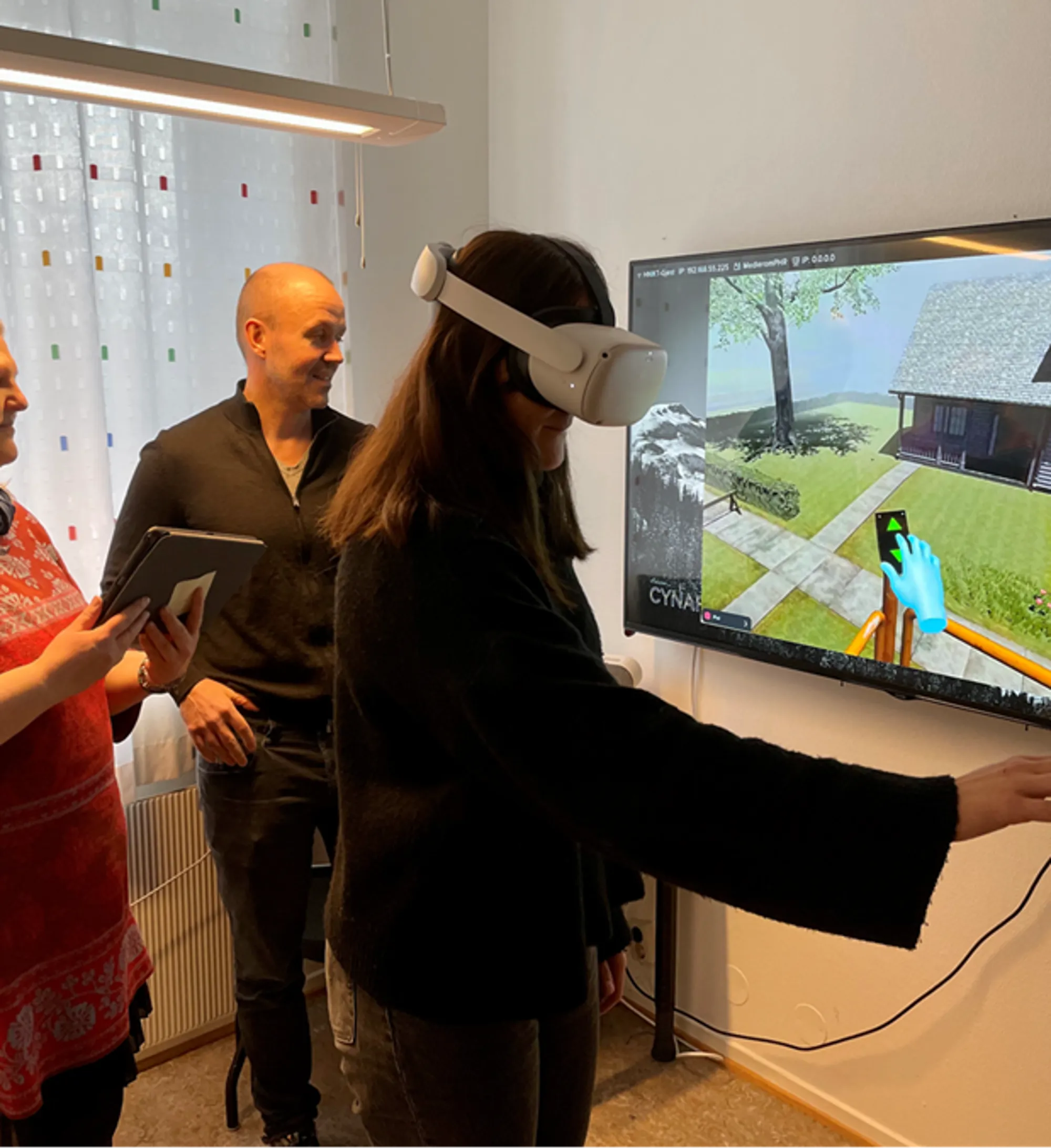 Person prøver VR-briller