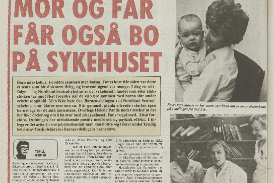 En avis med et bilde