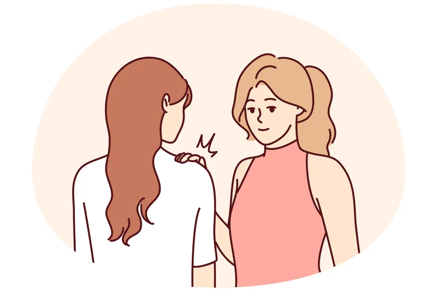 Illustrasjonstegning av ungdom